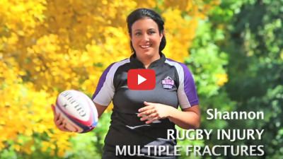Shannon's rugby injury video