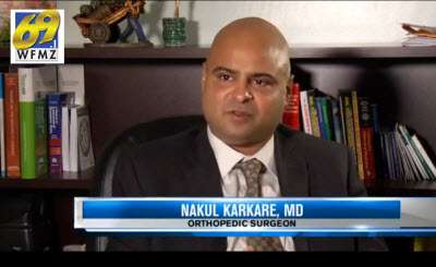 Dr. Karkare sur WFMZ TV à Allentown PA