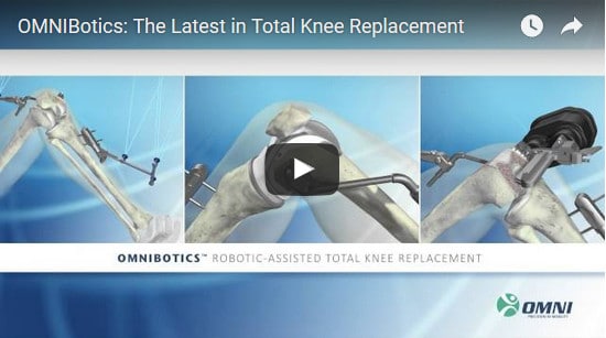Chirurgie robotique de remplacement du genou