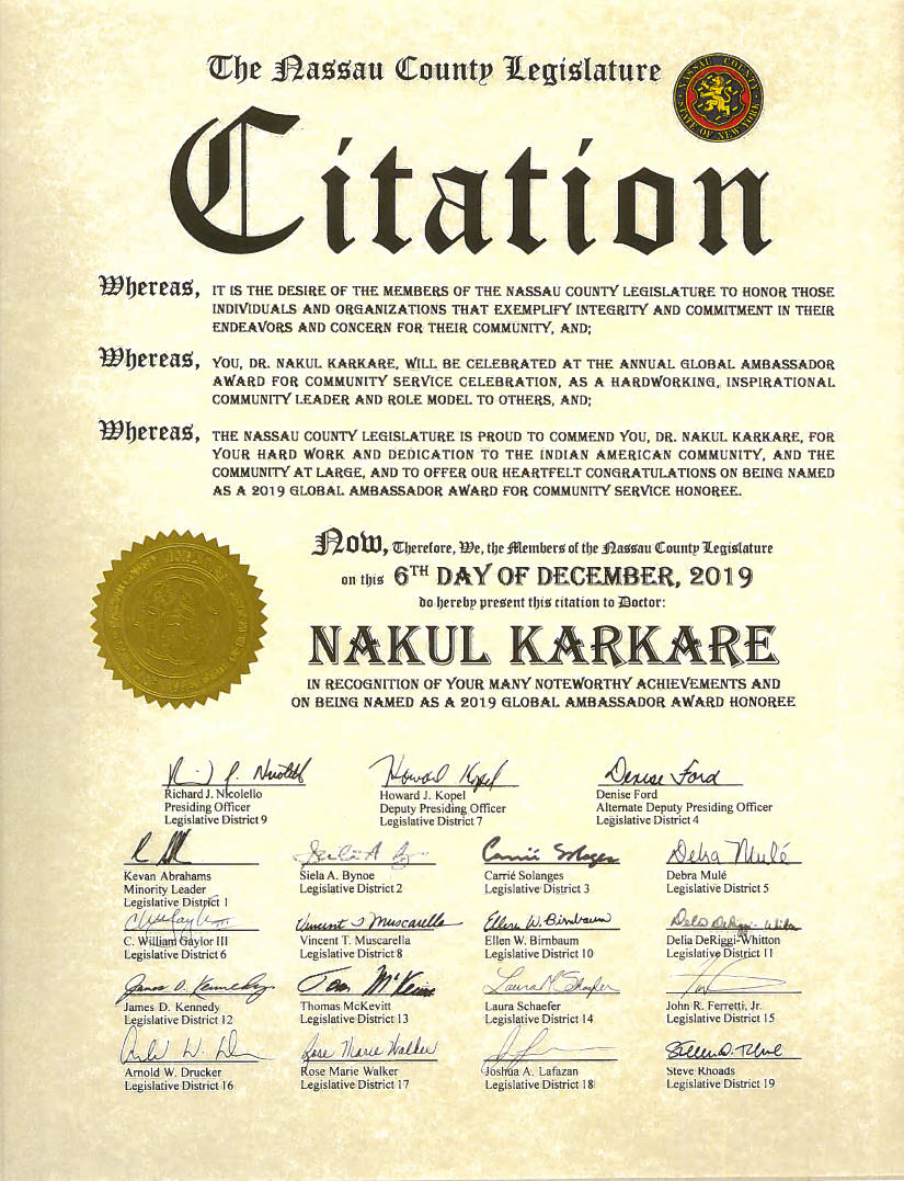 Nassau County Legislature Citation